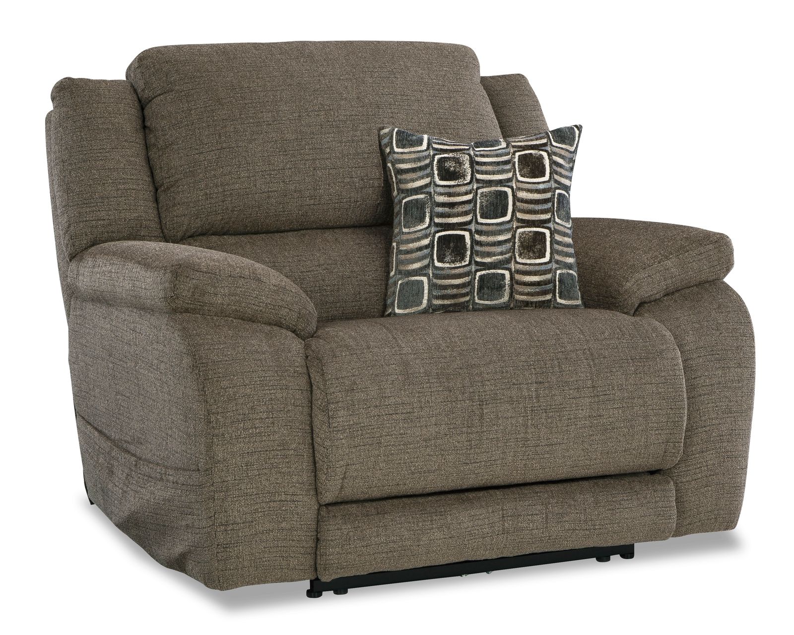 Michael 84" Power Reclining Console Loveseat (In stock) - Michael Triple Power Reclining Chair and Half