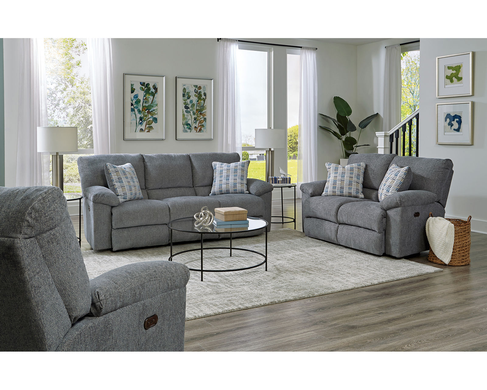 Tyler 85" Double Reclining Sofa (2 colors) - The Ultimate Seat for Everyday Relaxation.