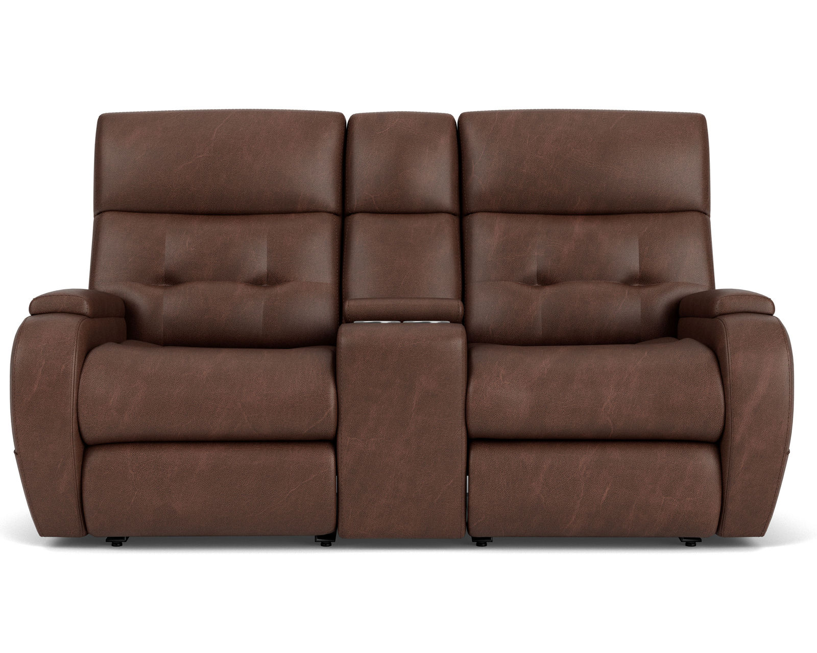 Strait Zero Gravity Leather Power Reclining Sofa with Power Headrests (Colors Available) - Strait Leather Power Reclining Loveseat with Console and Power Headrests