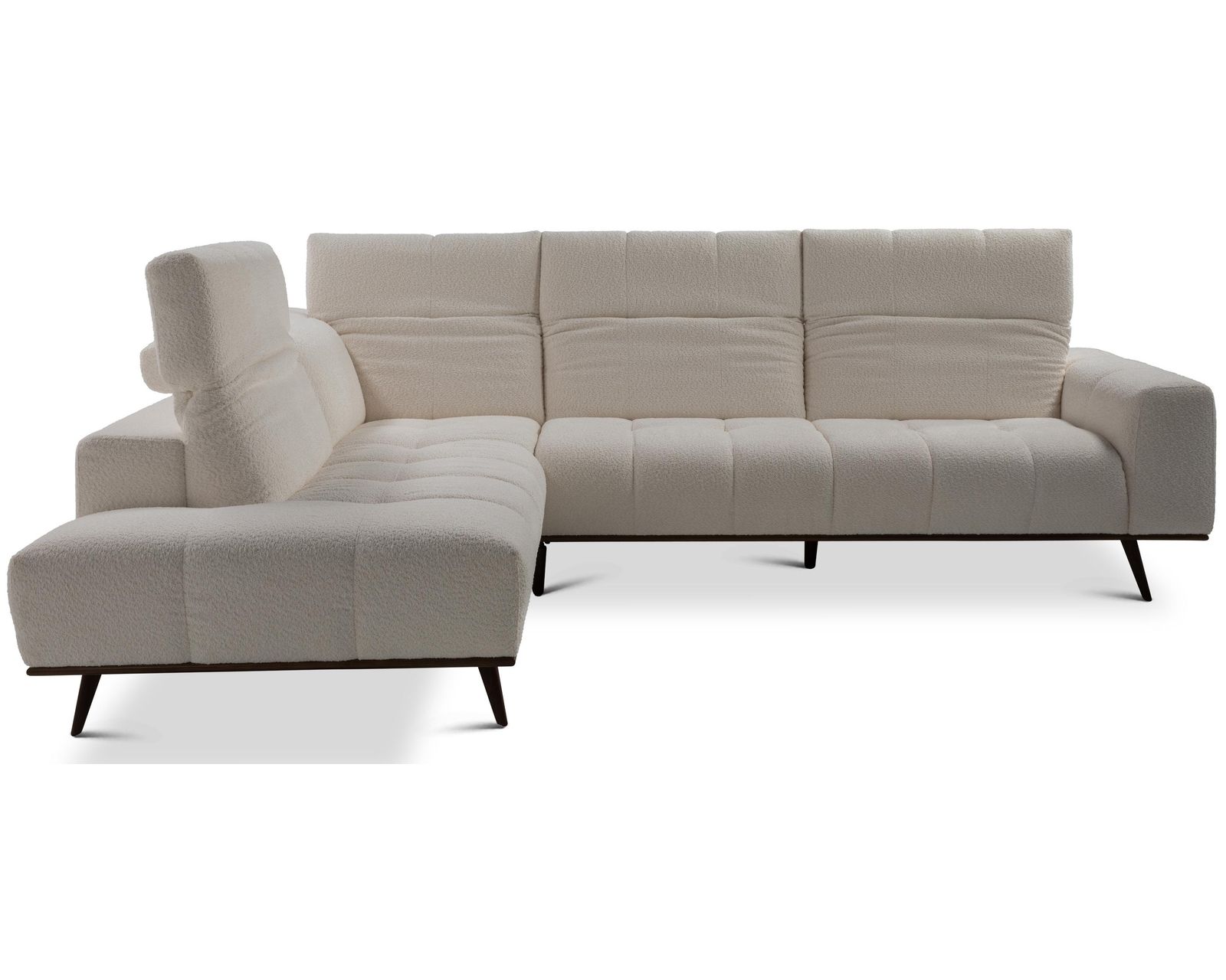 Scacco C293 Stationary Sectional (+45 fabrics) - Features manually adjustable headrests