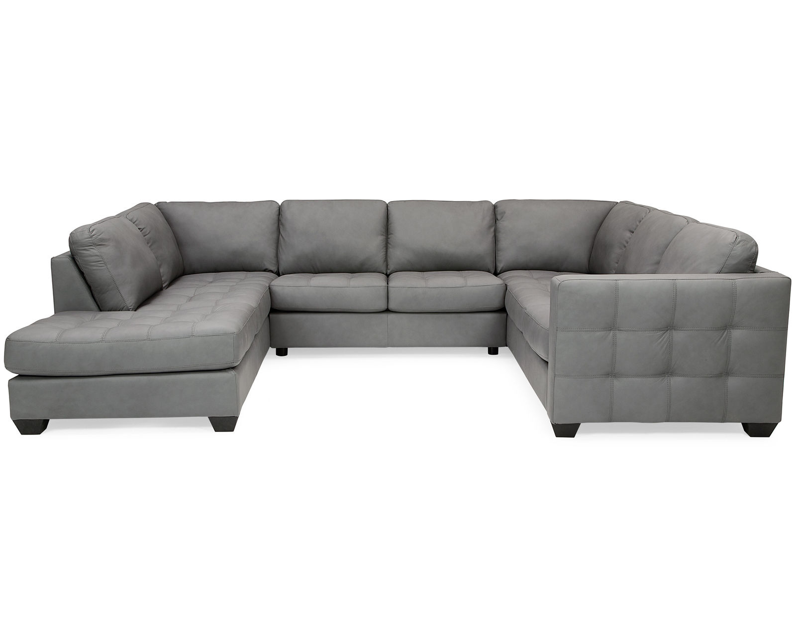 Barrett 77558 Sectional (+100 leathers) - Layout K: Three Piece Sectional. 91" x 128" x 96"