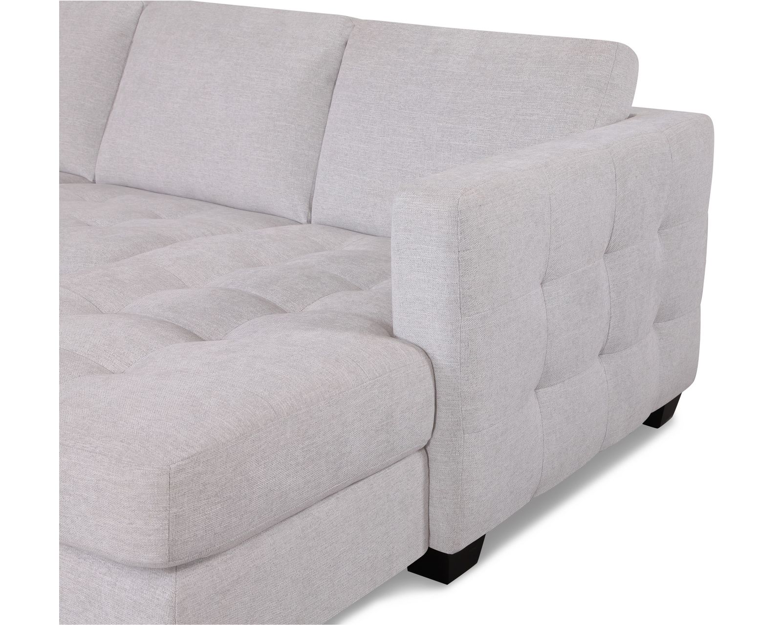 Barrett 77558 Sectional (+50 fabrics) - Button tufting on the sides and top of seat