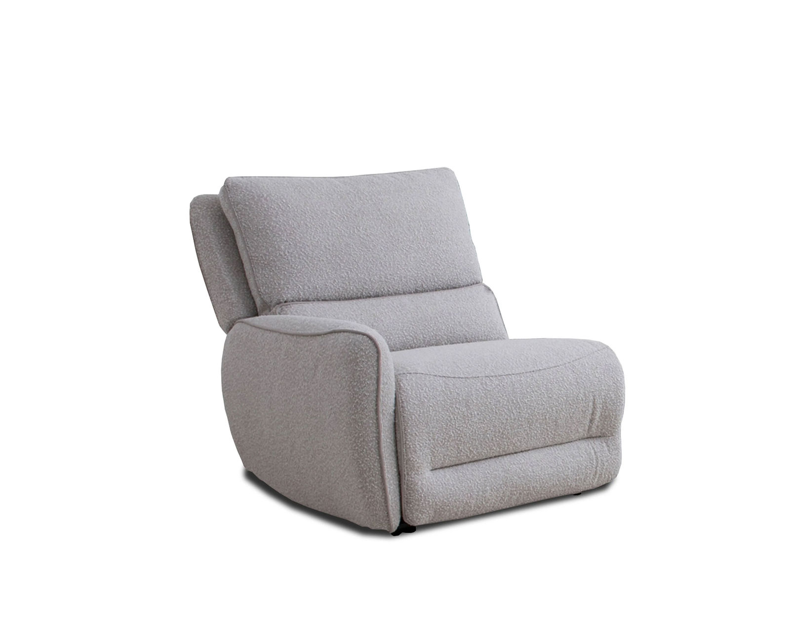 Stellar Zero Gravity Power Headrest Power Reclining Sectional Cotton (In stock - Fast shipping) - Stellar Zero Gravity Left Arm Facing Power Recliner