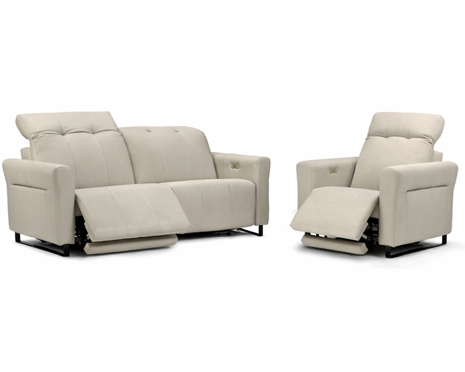 Shelia Dual Power Reclining Sofa — Available in Standard & Wide Cushions, 140+ Leather Options, and 80", 85", or 112" Widths - Crafted to Last. Designed to Impress.