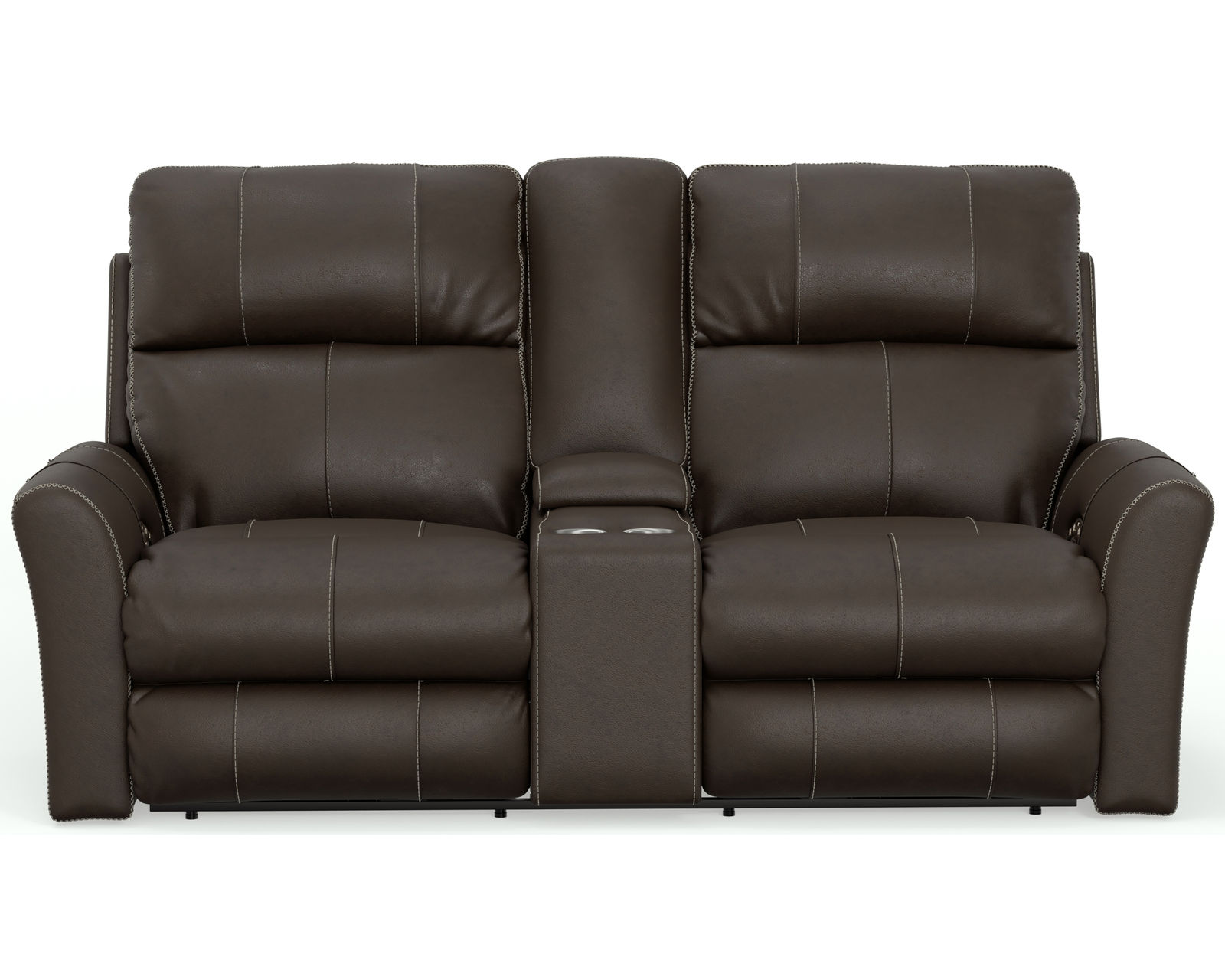 Fredda 82" Power Headrest Power Reclining Leather Sofa Lay-Flat Relaxation, Zero Gravity Comfort & Premium Italian Leather - two colors - Fredda Lay Flat Zero Gravity Power Headrest Power Reclining Console Loveseat