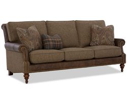 Timberline LF7482 Leather and Fabric Sofa (89")