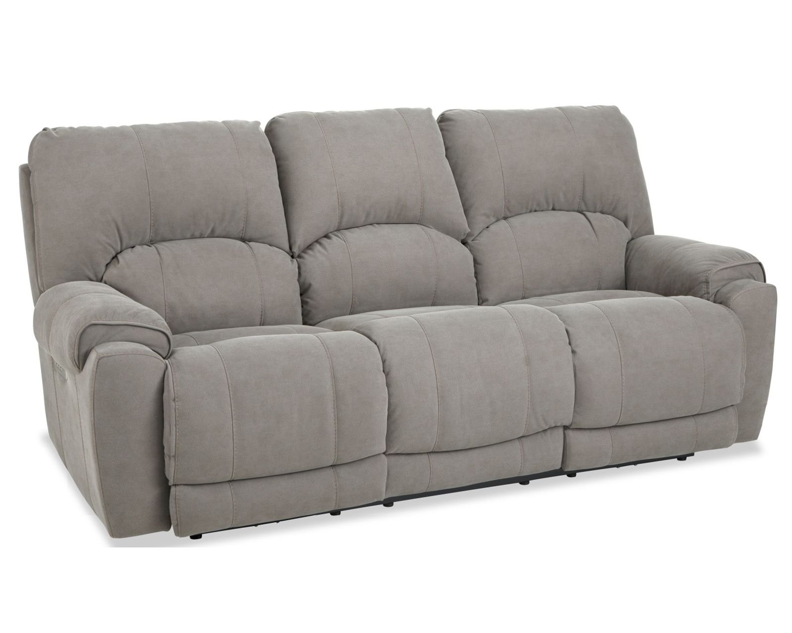Havana 88" Triple Power Reclining Sofa with Center Drop Down Table (In stock) - Havana 88" Zero Gravity Triple Power Reclining Sofa with Drop Down Table