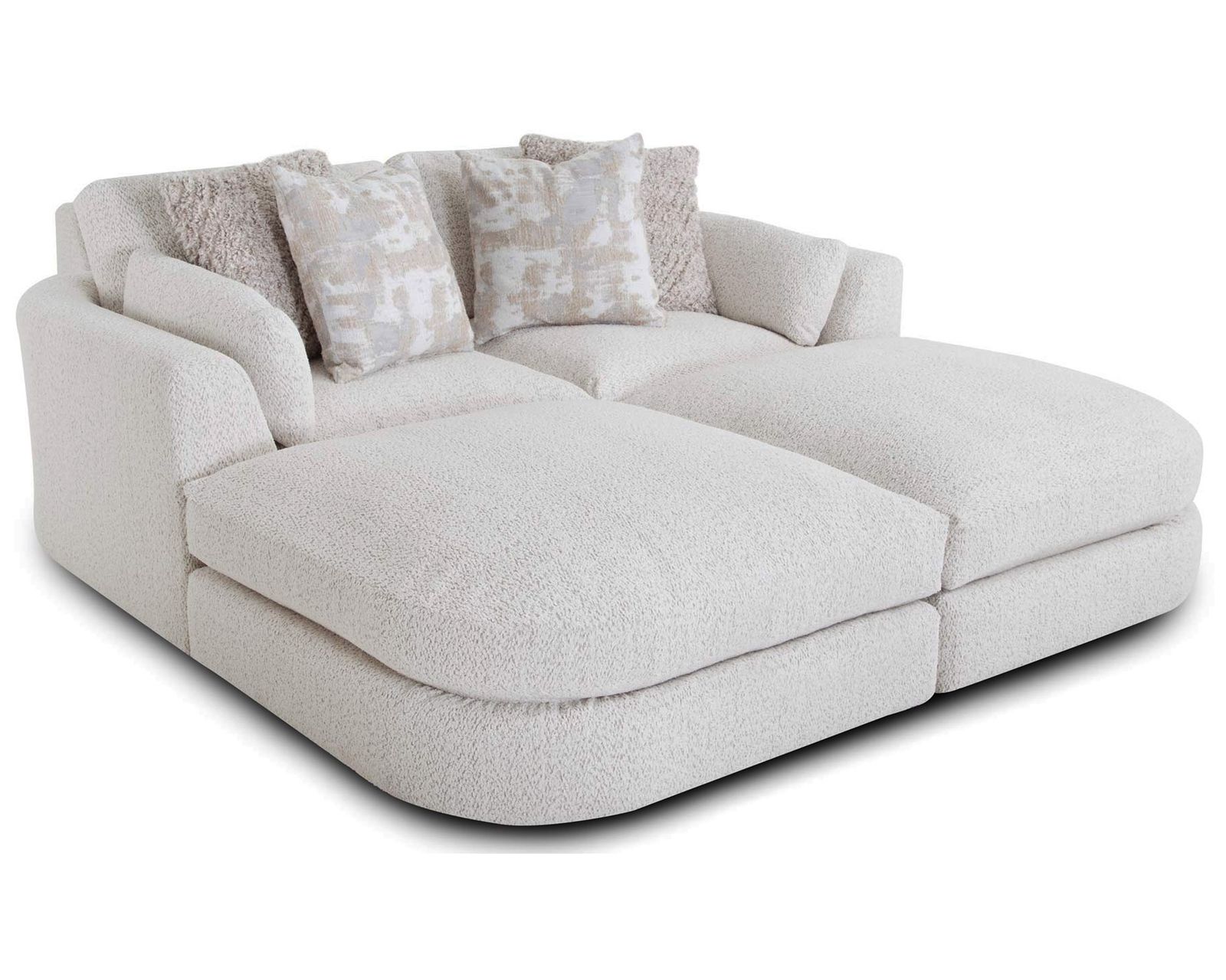 Bombay 938 Modular Sectional (Sculptural Style. Sink-In Comfort) - Layout A: Four Piece Sectional 84" x 84"