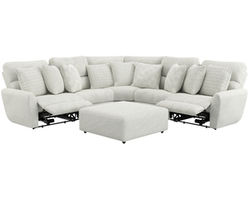 Majesty 336 Deep Seat Power Reclining Sectional - Heavy Weight - 400 lb. per recliner (2 colors)
