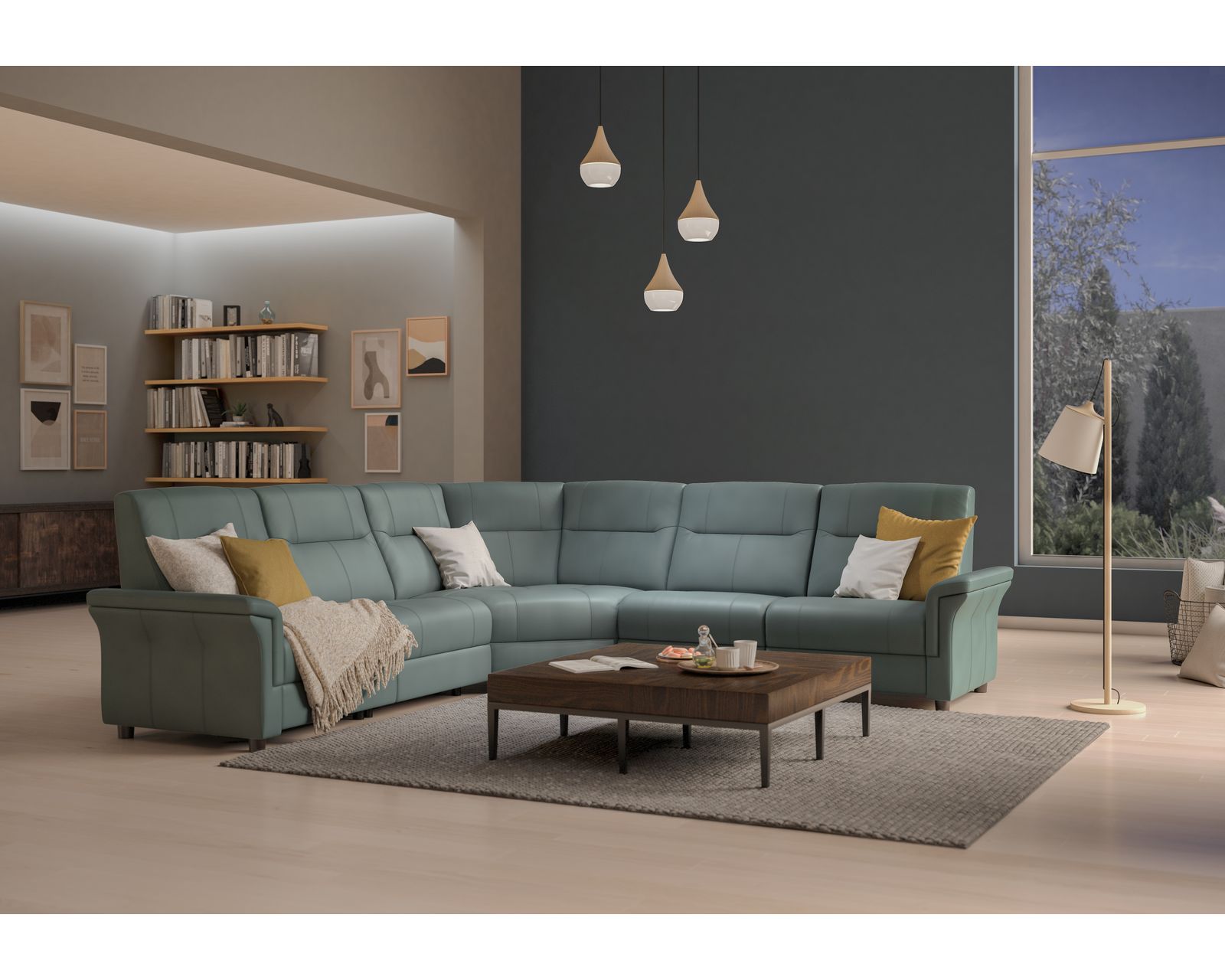 Melbourne Power Headrest Power Reclining Sectional (In Stock) Modern Scandinavian Style. Power Comfort Made for Living - Experience Premium Comfort Without Paying a Premium.