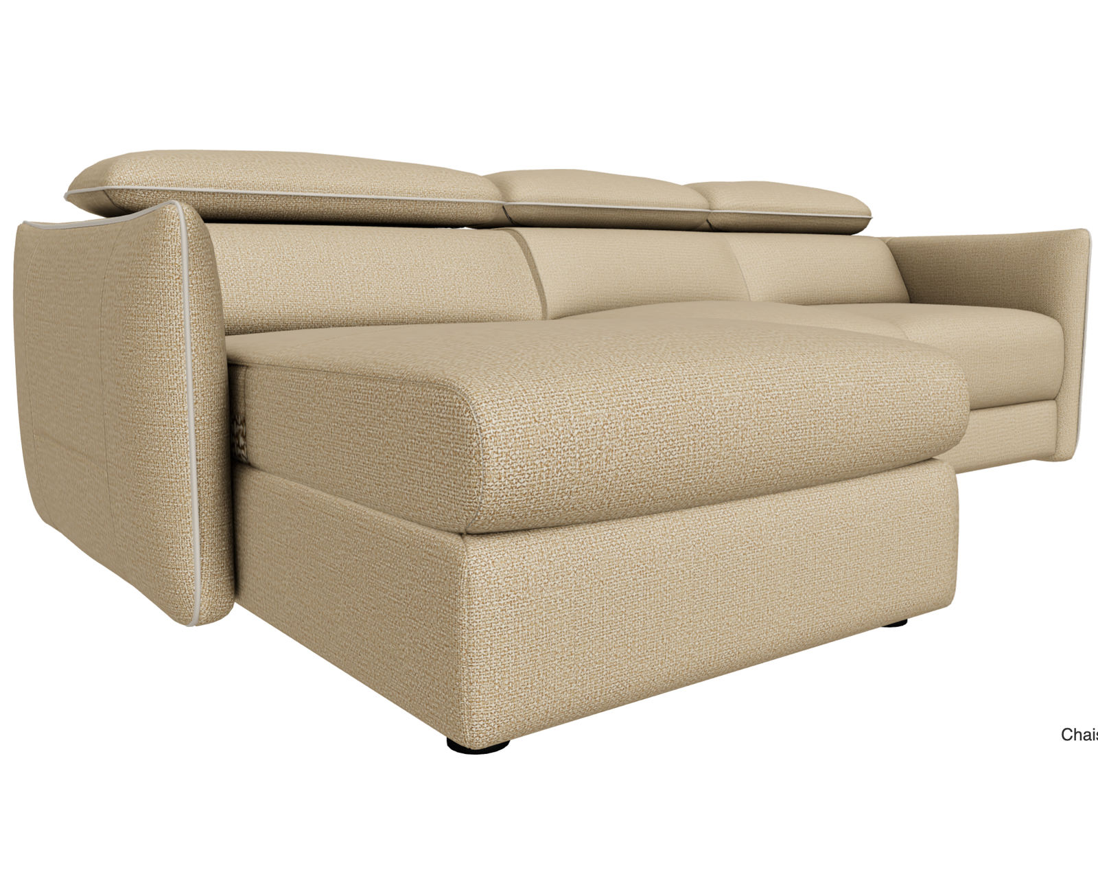 Meraviglia 108" Storage Chaise Sofa (+50 fabrics) - Layout B: Meraviglia 108" Storage Chaise Sofa. 67" x 108" 