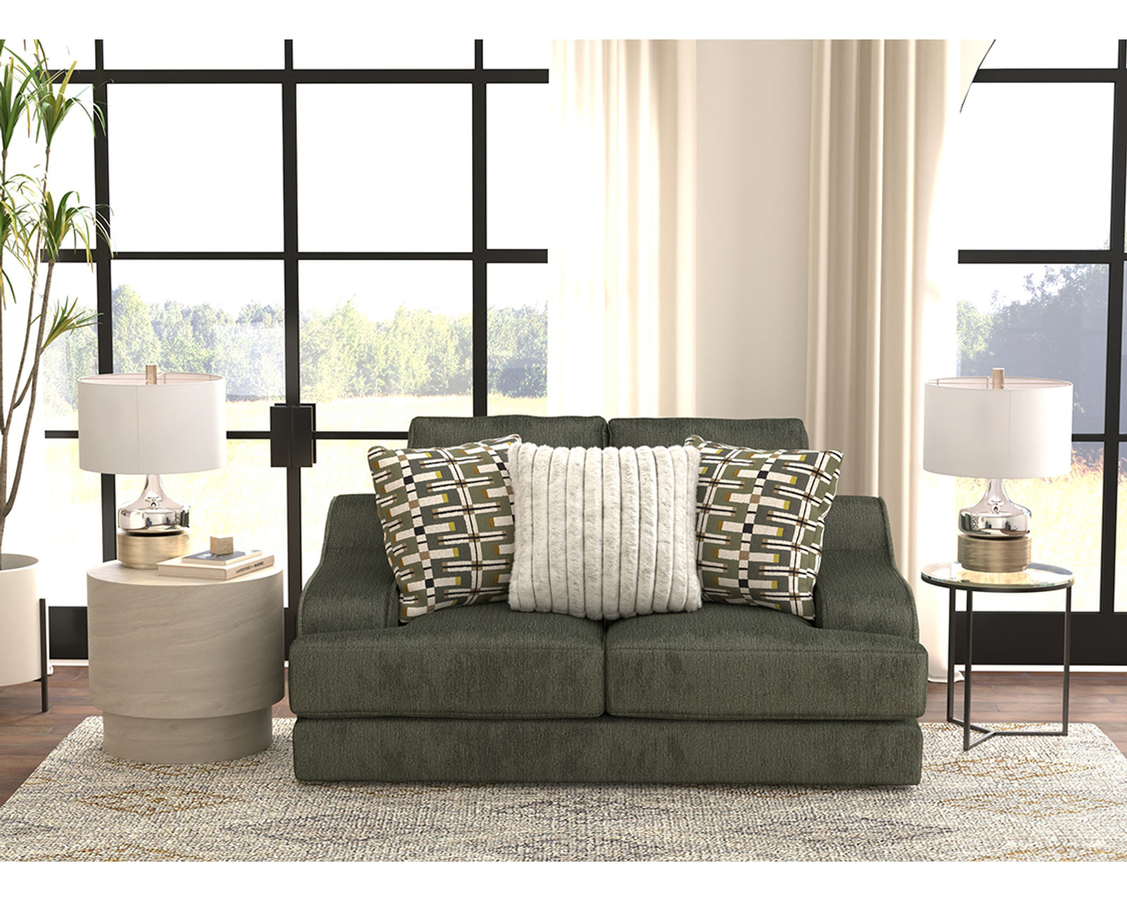 Olympus 98" Oversized Sofa (includes pillows) 2 colors - Made for Everyday Living. Built for Generations.