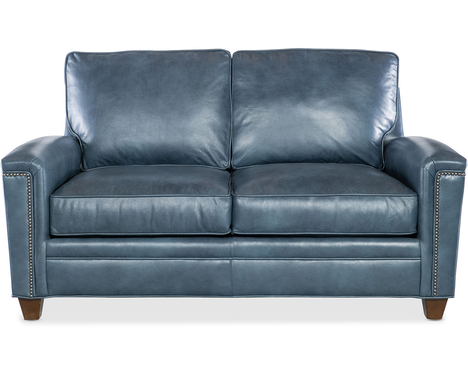Bradington Young Oliver 448 Chair (12 leathers) 8-Way Hand Tie - Oliver Stationary Loveseat 8-Way Hand Tie