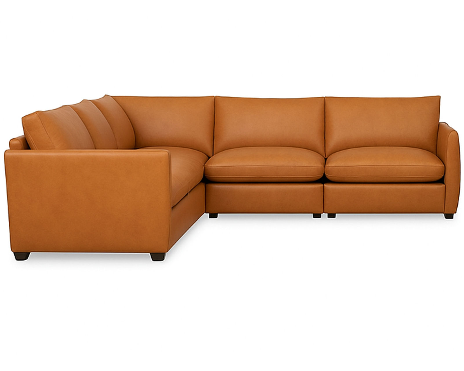 Laguna 77752 Stationary Sectional (+100 leathers) - Layout E: Two Piece Sectional 107" x 104"
