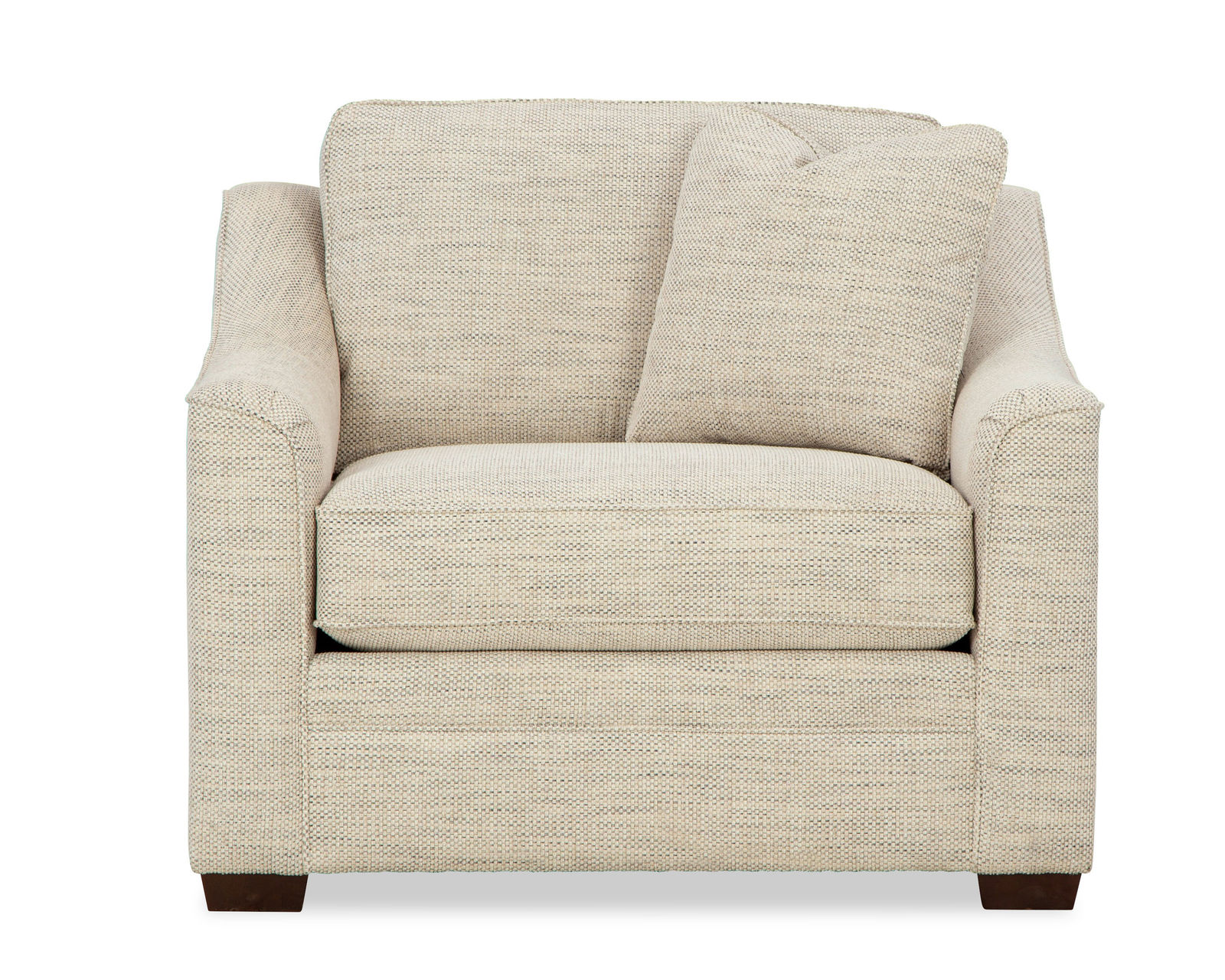 F9 Stationary Chair (100+ Performance fabrics) Make it Yours - F9 Chair with slope arm and Boxed back cushions