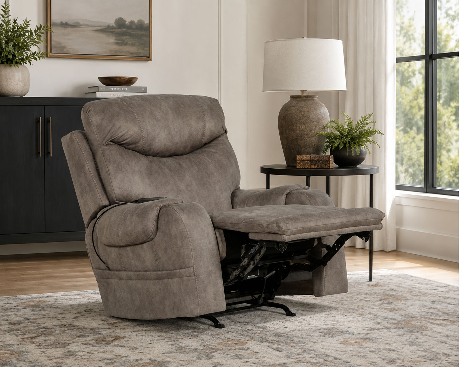 Recharger Power Headrest Power Recliner Deep-Tissue Massage, Therapeutic Heat & Personalized Power Comfort in One Recliner (two colors) - Your Best Rest Starts with Dreamtime.