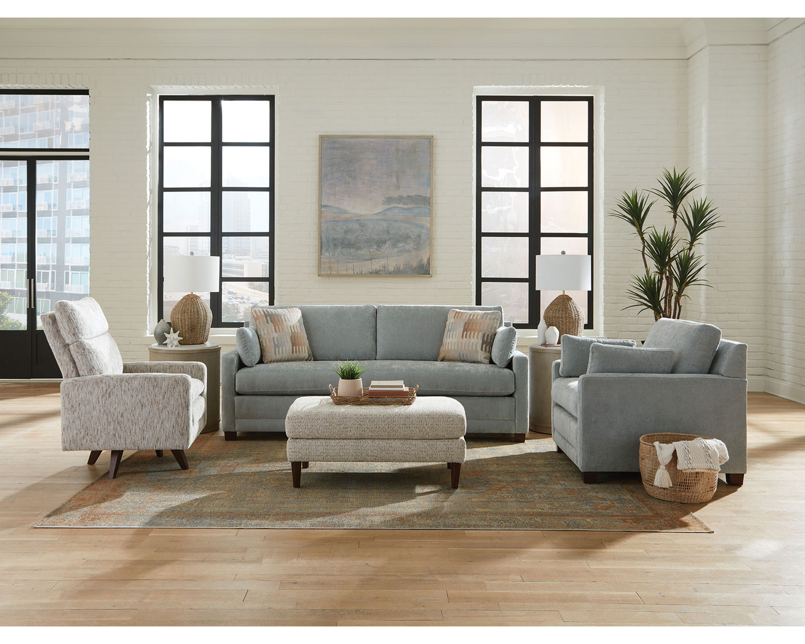 Izzie 89" Bench Seat Sofa  (+100 Standard and Performance Fabrics)