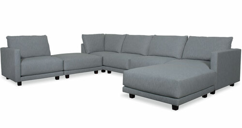 Layout D: Six Piece Sectional 131.5" x 167.5"