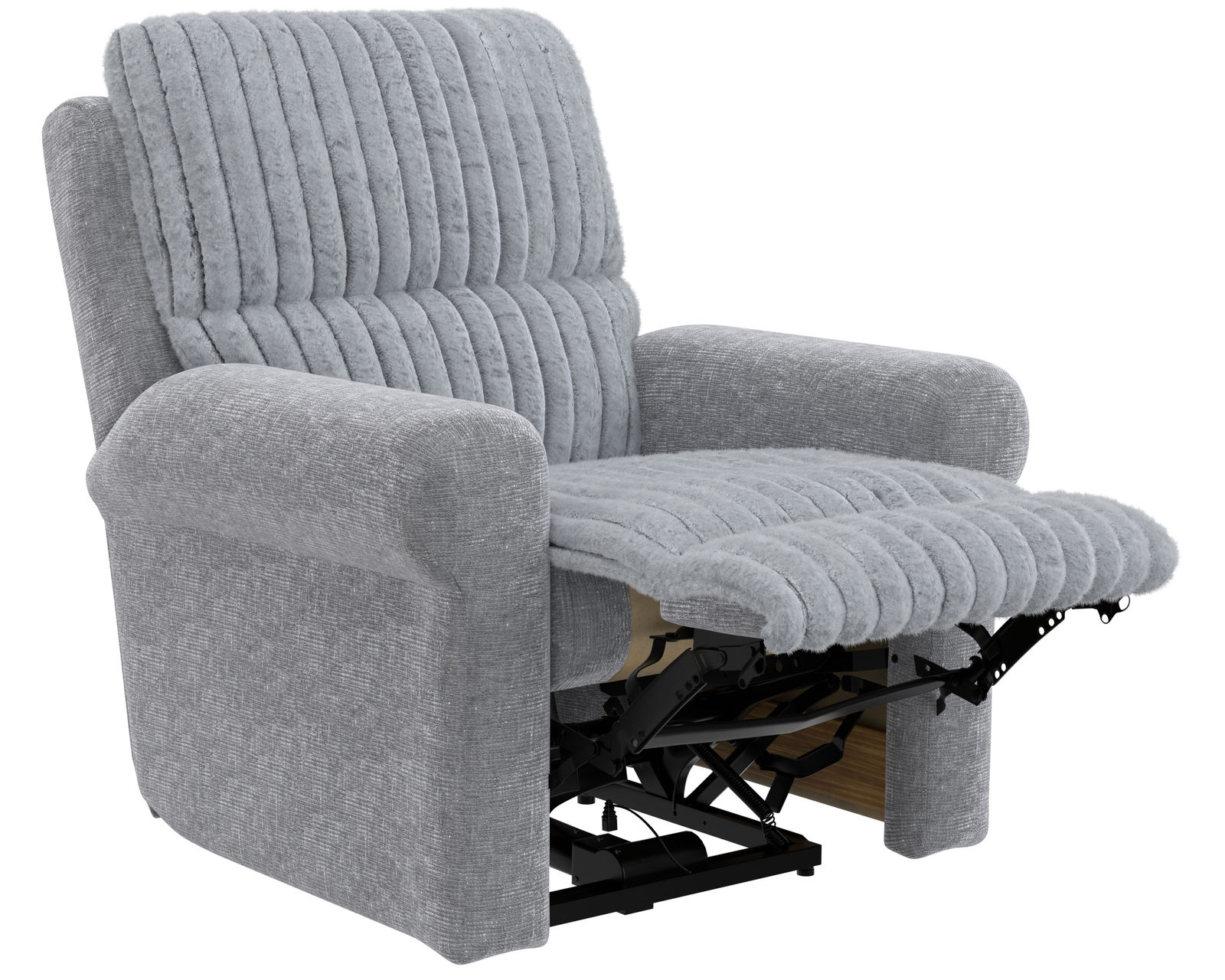 Foxy Rocker Recliner or Power Zero Gravity Recliner Fashion-Forward Comfort with Luxurious Faux Fur (two colors) - Engineered for Relaxation. Crafted for Life.