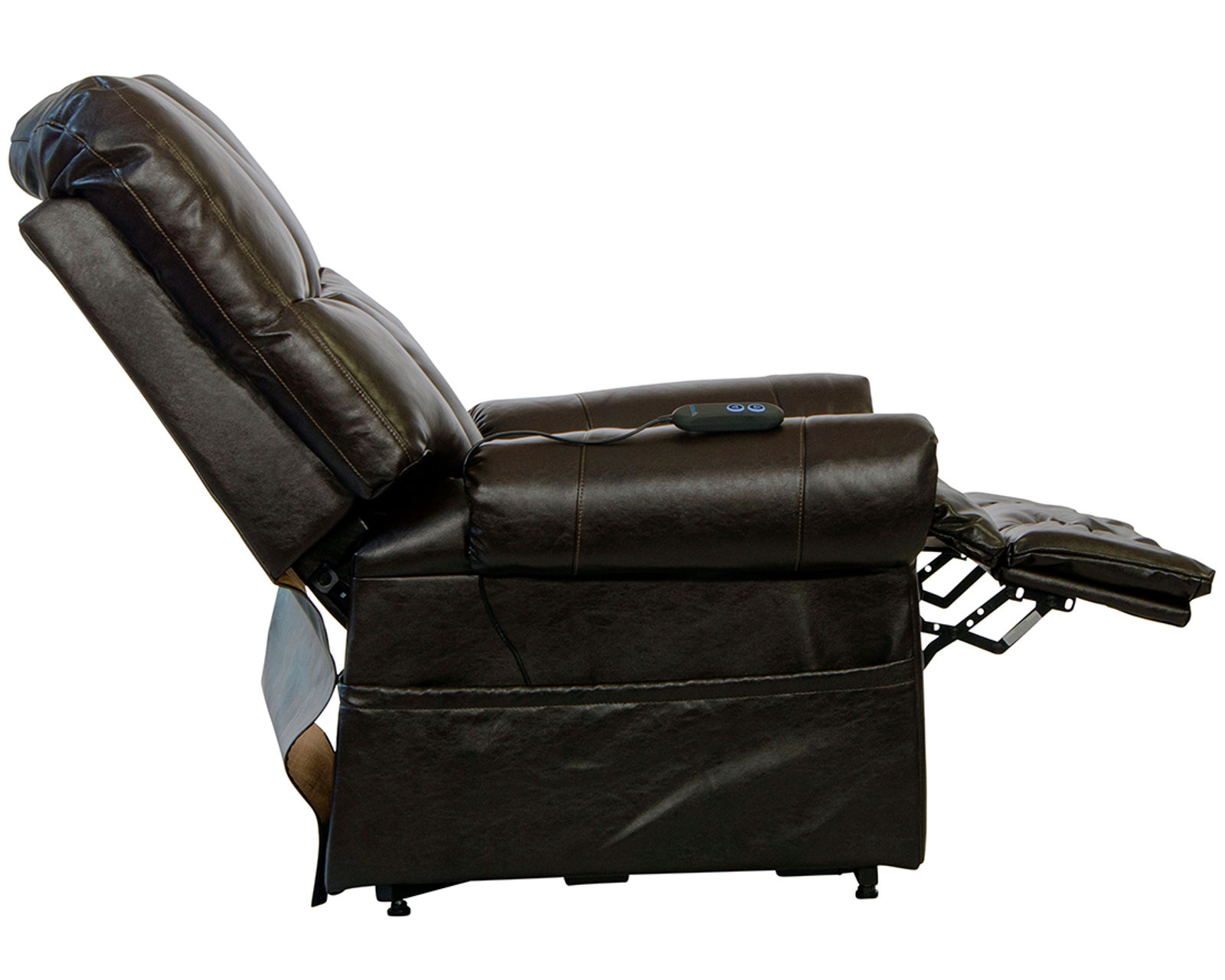 Stallworth Big Man’s Heavy-Duty Power Lift Full Lay-Out Chaise Recliner 450 Pounds Rated (2 colors) - Power to Relax. Support to Rise.