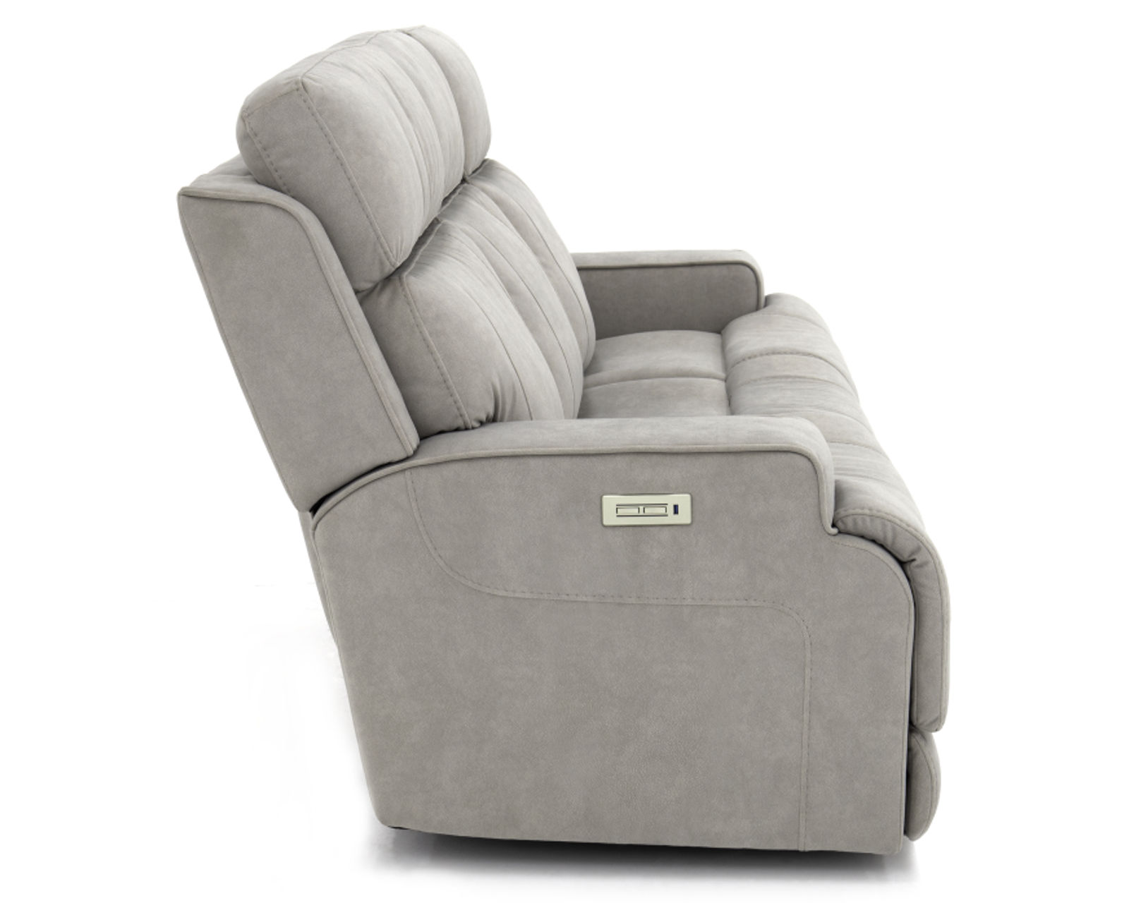 Ashbee 89" Zero Gravity Sofa w/Power Recline, Power Head Rests & 3" Footrest Extension (Dove) In stock