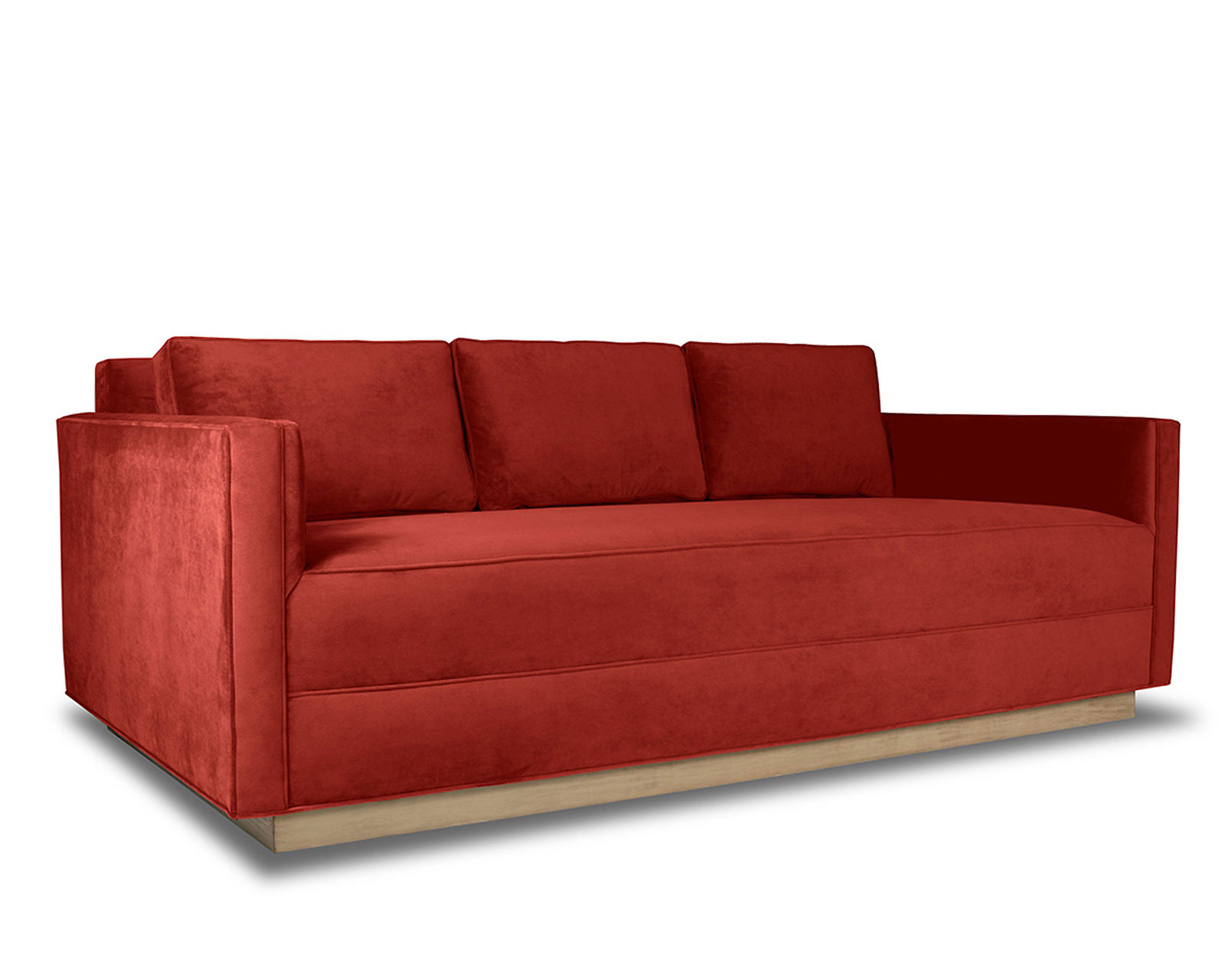 Adalyn Sofa Red - 60" - 72" - 84" - Adalyn Sofa Red - Choice of 3 Sizes - 60" - 72" - 84"