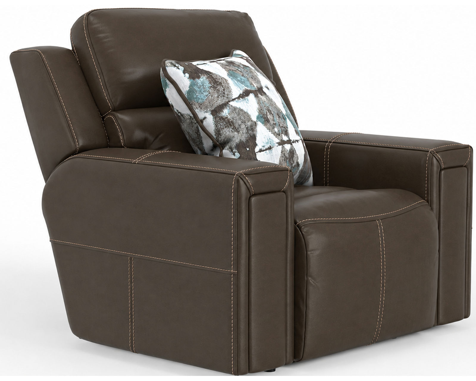Arezzo 87" Zero Gravity Power Headrest Power Reclining Leather Sofa (Two colors) - Arezzo Zero Gravity Lay Flat Power Headrest Power Recliner