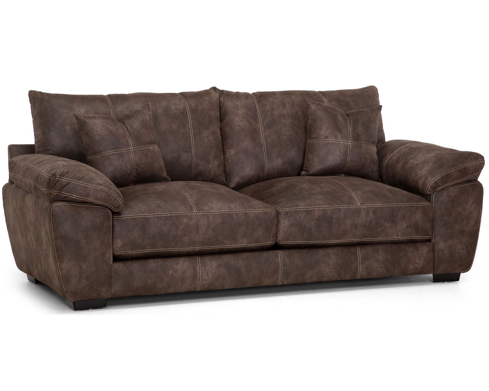 Teagan 95" Sofa (Best-Selling Style. Leather-Like Luxury) - A Designer Room. A Comfortable Price.