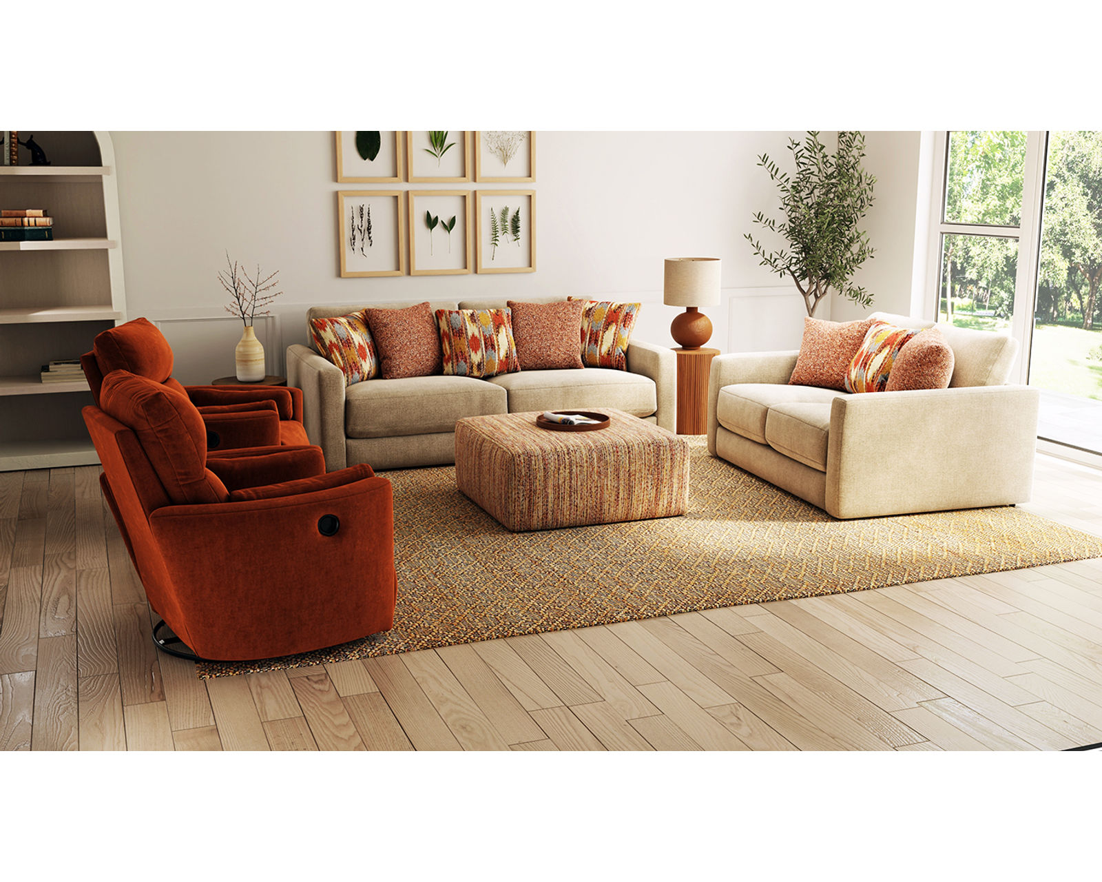 Avondale 96" Oversized Sofa (2 colors) includes pillows - Where Comfort Comes Home.