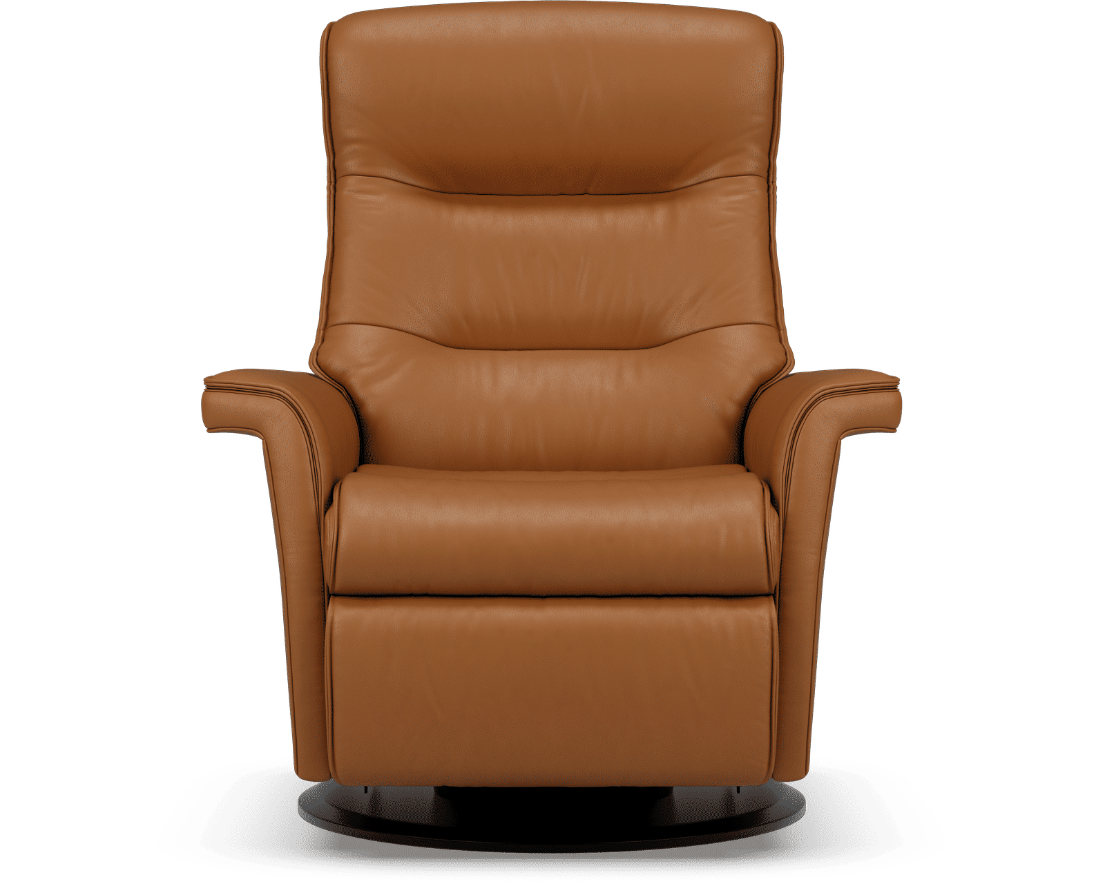 Chelsea Swivel Glider Relaxer Recliner Whiskey (Scandinavian Comfort That Moves With You) In stock - In Stock with Fast Free Shipping