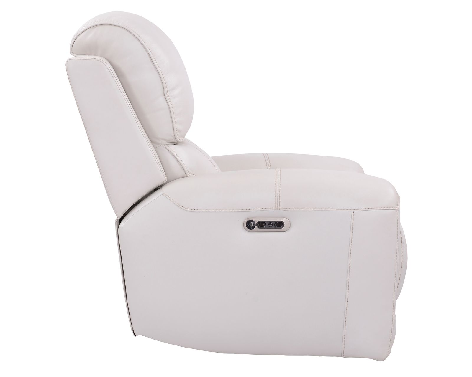 Empire Leather Power Headrest Power Recliner Ivory (In stock - Fast shipping)