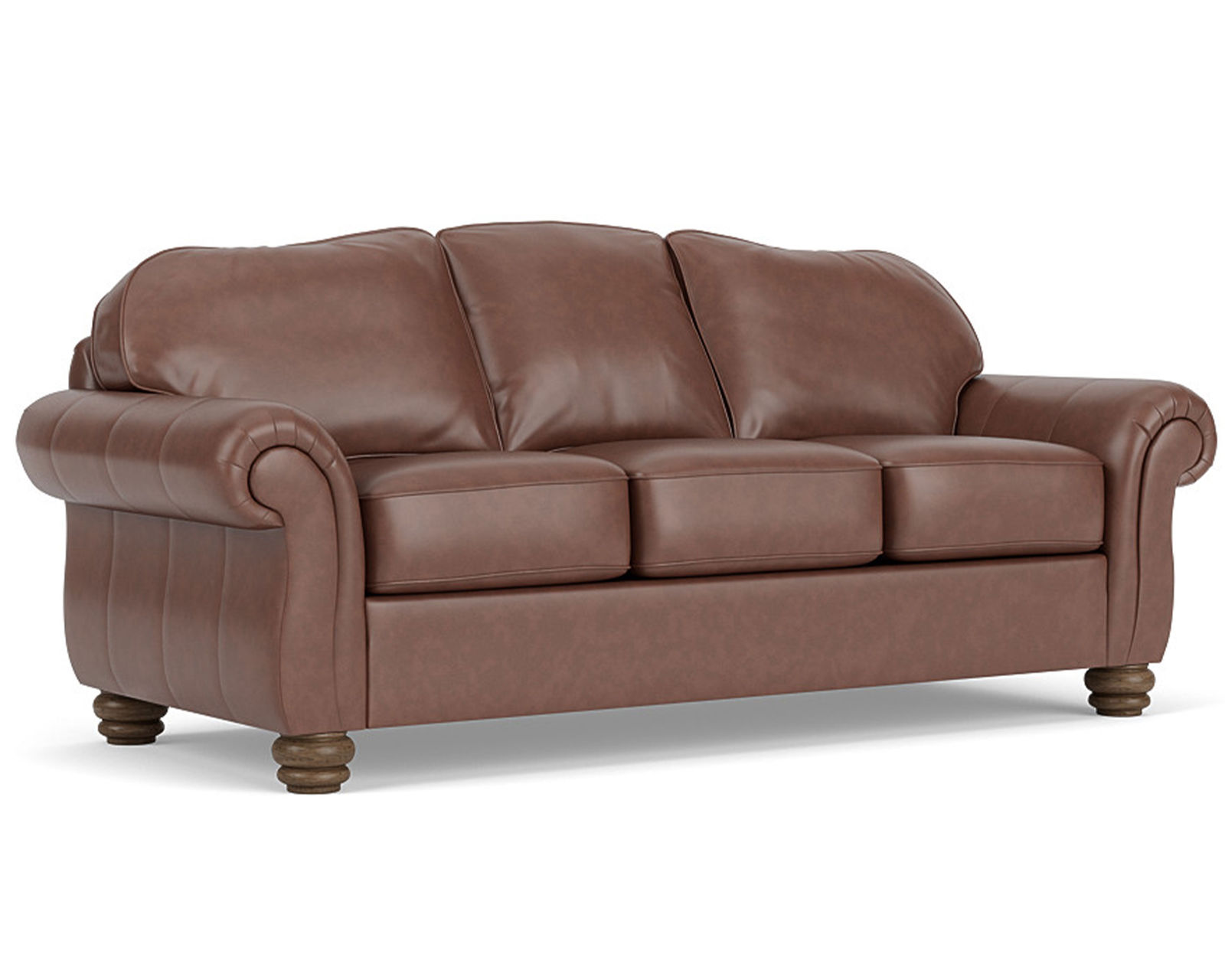 Bexley 3646 Leather Sofa (+50 leathers) 91" - Bexley Leather Sofa