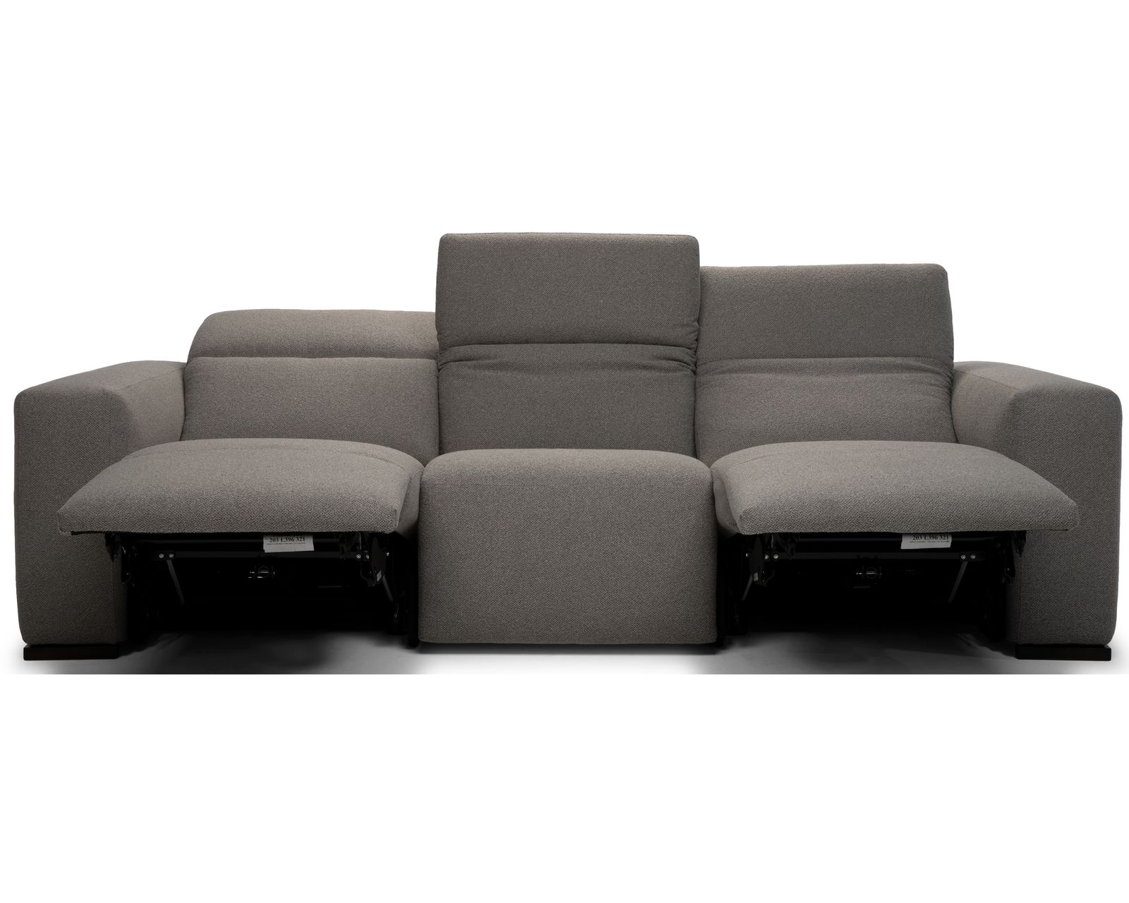 Oxford C282 Power Headrest Power Reclining Sectional (+50 leathers) - Layout C: Three Piece Sectional (2 recliners) 103" wide