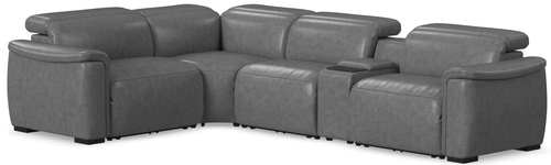 Layout D: Five Piece Sectional 80" x 127" (2 recliners)