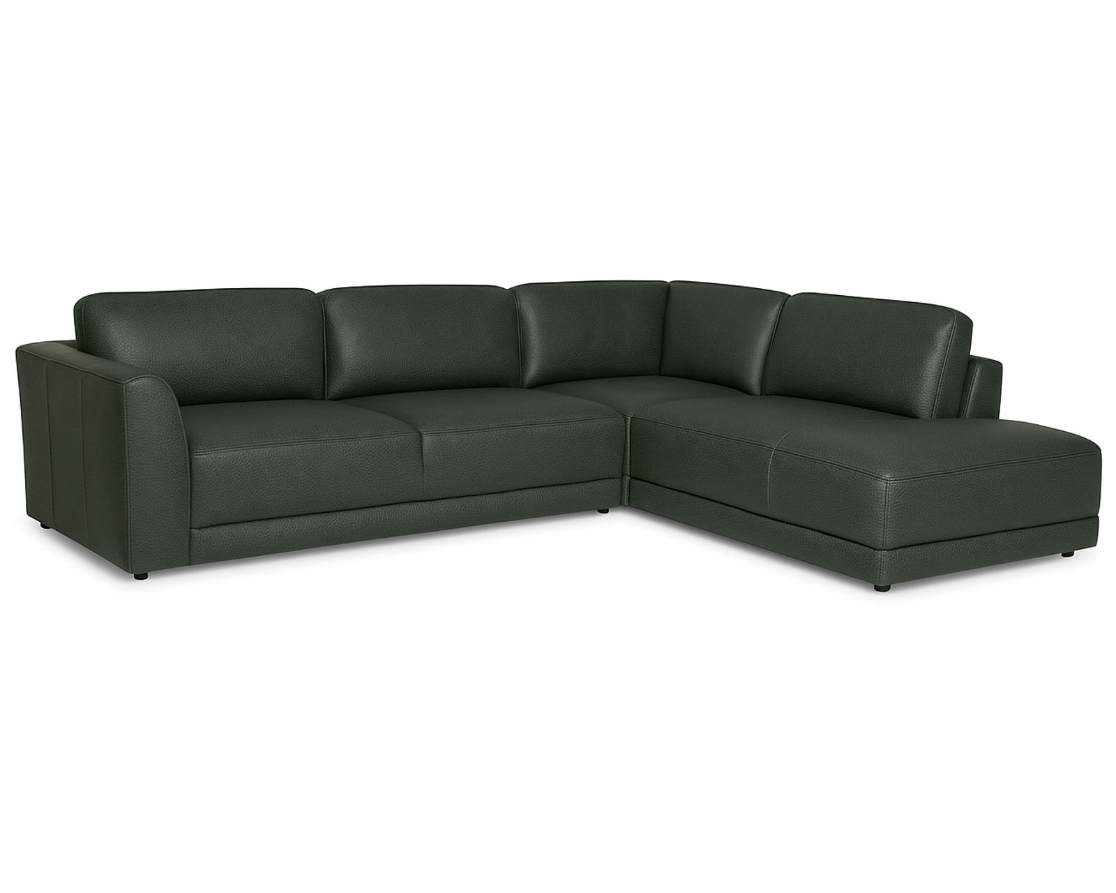 Teagan 77640 Sectional (+100 leathers) - Layout A: Two Piece Sectional 122" x 95"