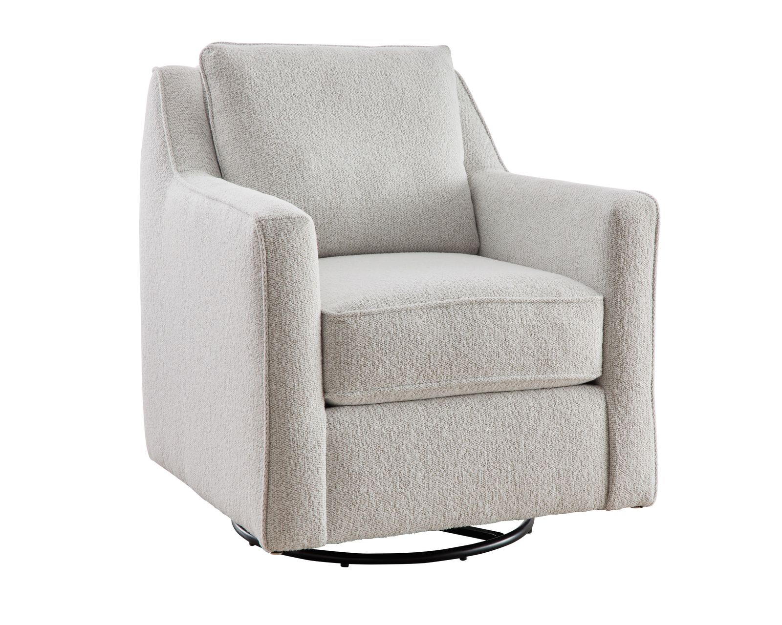 Durango Foam Four Piece Chaise Sectional - performance fabric (includes pillows) 137" x 107" - Labradoodle Salt Swivel Glider