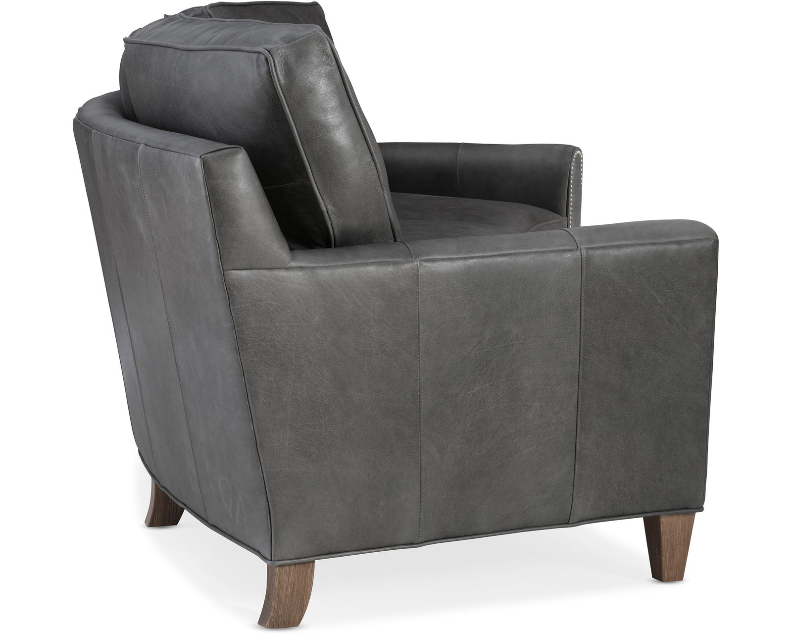 Bradington Young Manning 773 Conversation Sofa (12 leathers) 8-Way Hand Tie - Manning Stationary 99" Conversation Sofa 8-Way Hand Tie
