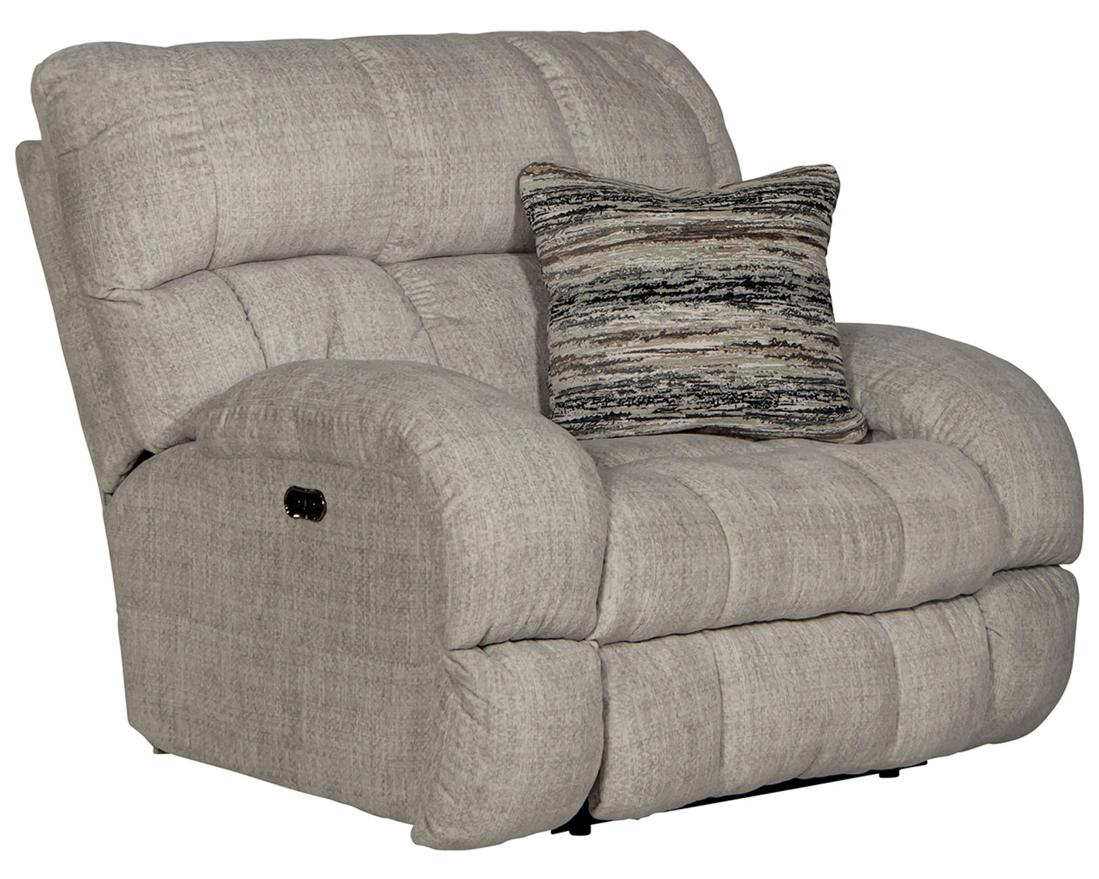 Ashland 93" Power Lay Flat Wide Seat Double Reclining Sofa (two colors) - Ashland Lay Flat Recliner 