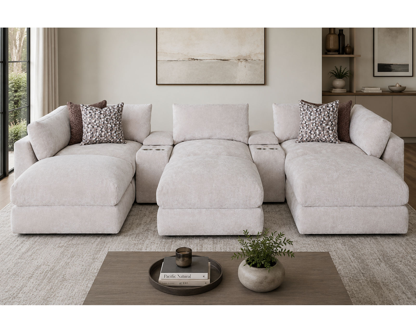 Pollock 965 Modular EXTRA Deep Seating Sectional (So Deep, It’s Almost a Bed) - Where the Sectional Ends and Dreaming Begins.