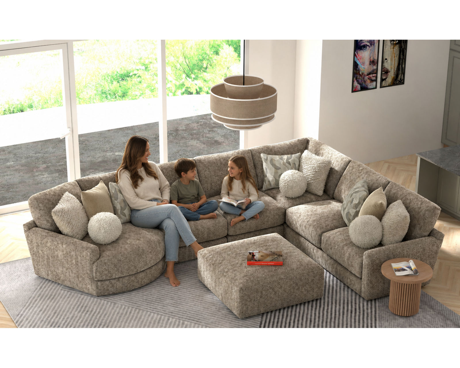 Turner 3145 Modular Sectional (includes pillows) - Comfort You Can Feel. Quality You Can Trust.