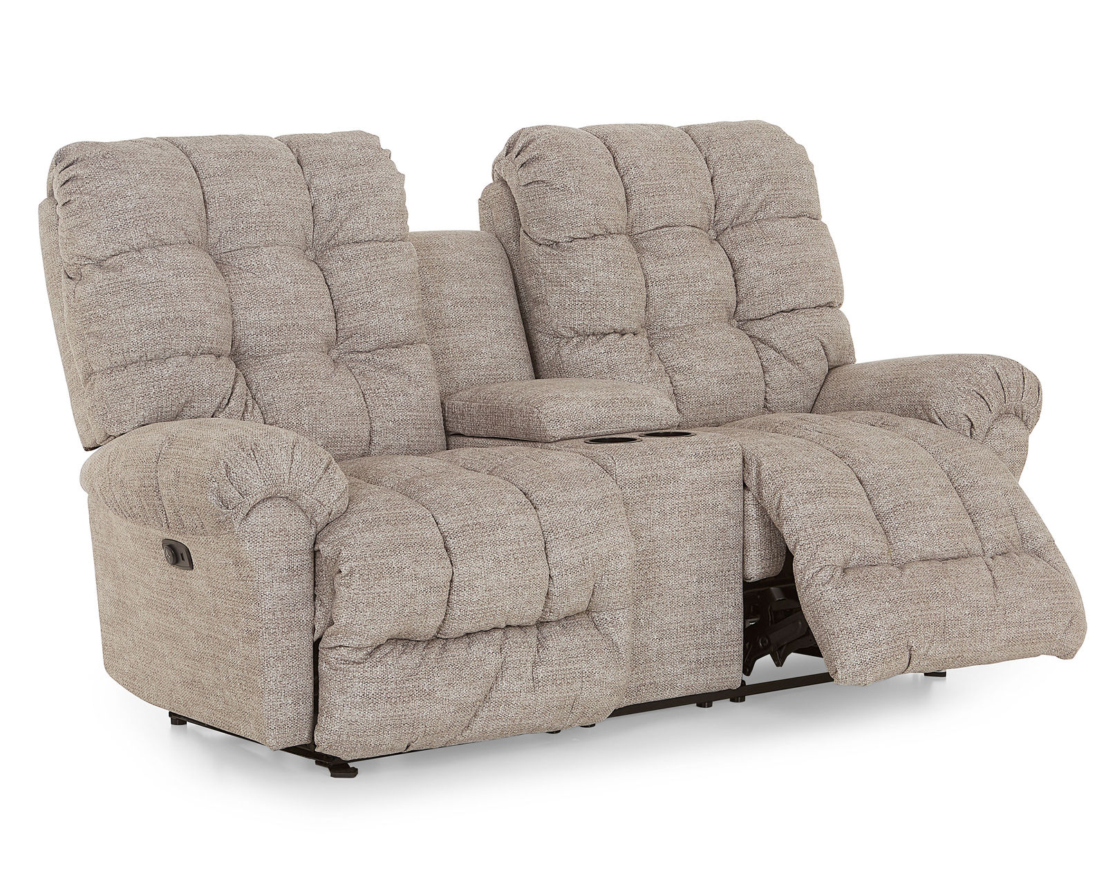 Corey Double Reclining Sofa (+100 fabrics) 90" - Corey Console Reclining Loveseat - Rocking Reclining Console Loveseat Available