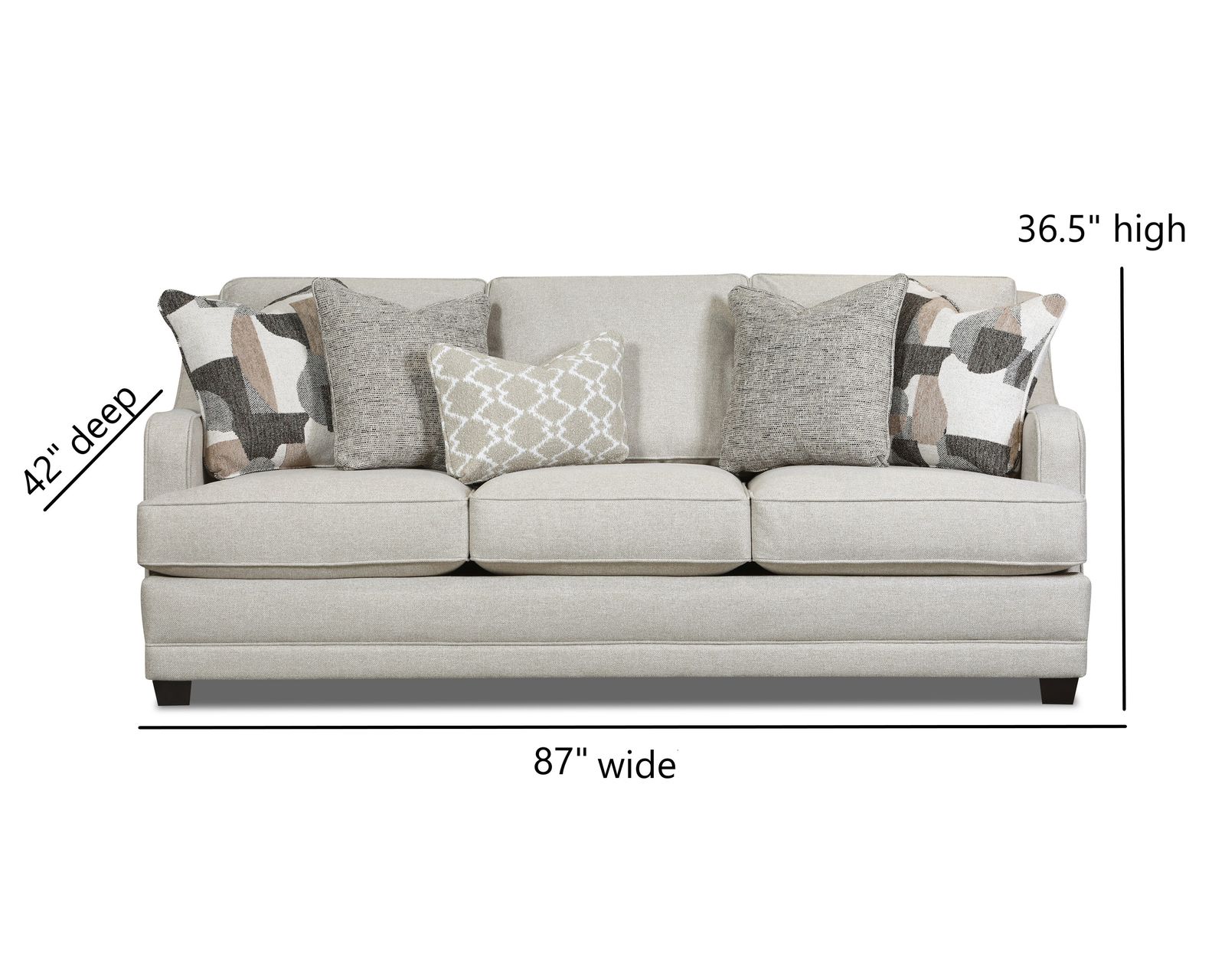 Gold Rush Antique 87" Sofa - 7000-00KP (includes pillows) - Gold Rush Antique 87" Sofa 
