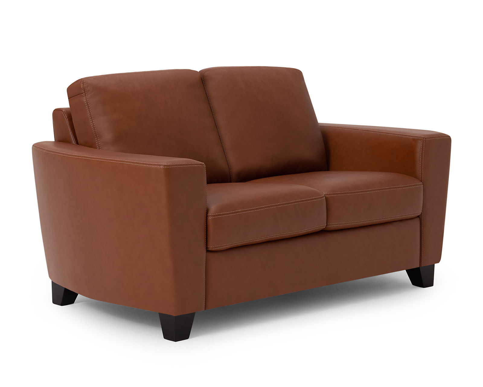 Leeds 77328 Sofa (90") +50 fabrics - Curvy profile is accented by the arms, which follow a gentle concave curve.