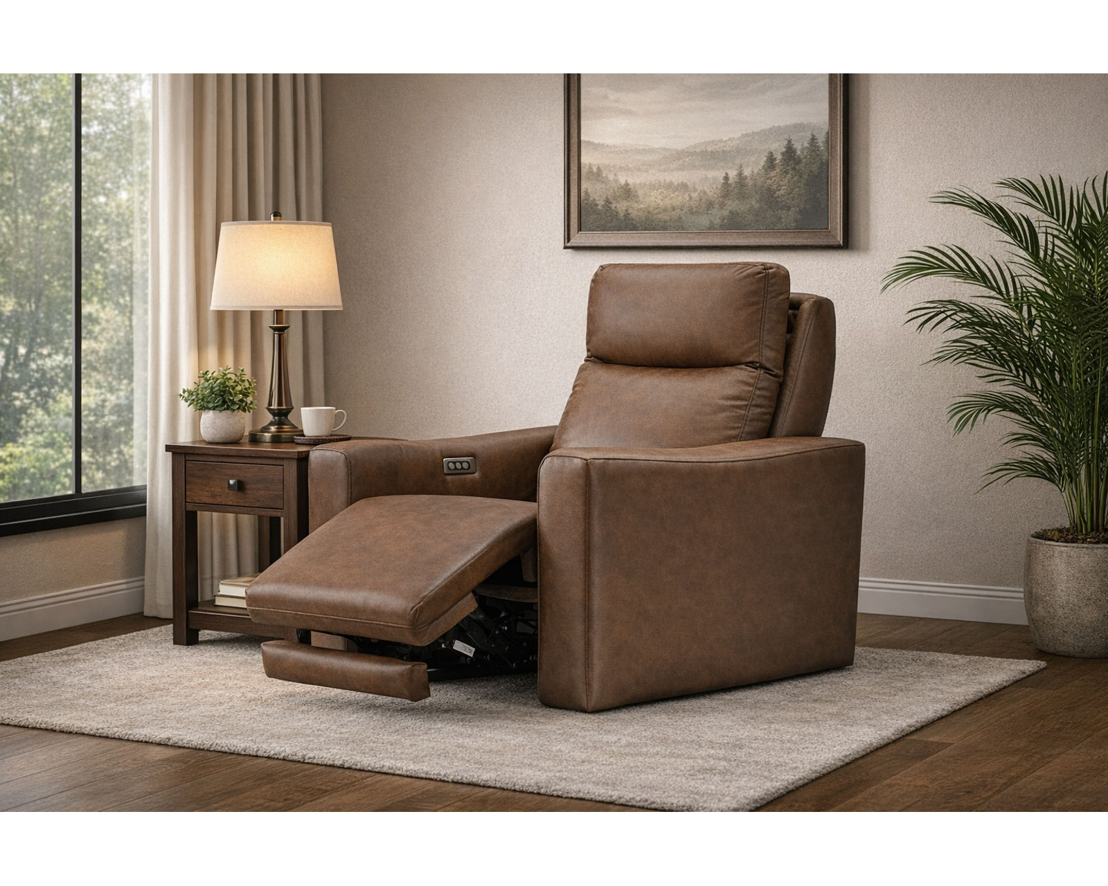 Fabian Dual Power Reclining Sofa — Available in Standard & Wide Cushions, 140+ Leather Options, and 79", 84", or 111" Widths - Premium Comfort Without Compromise