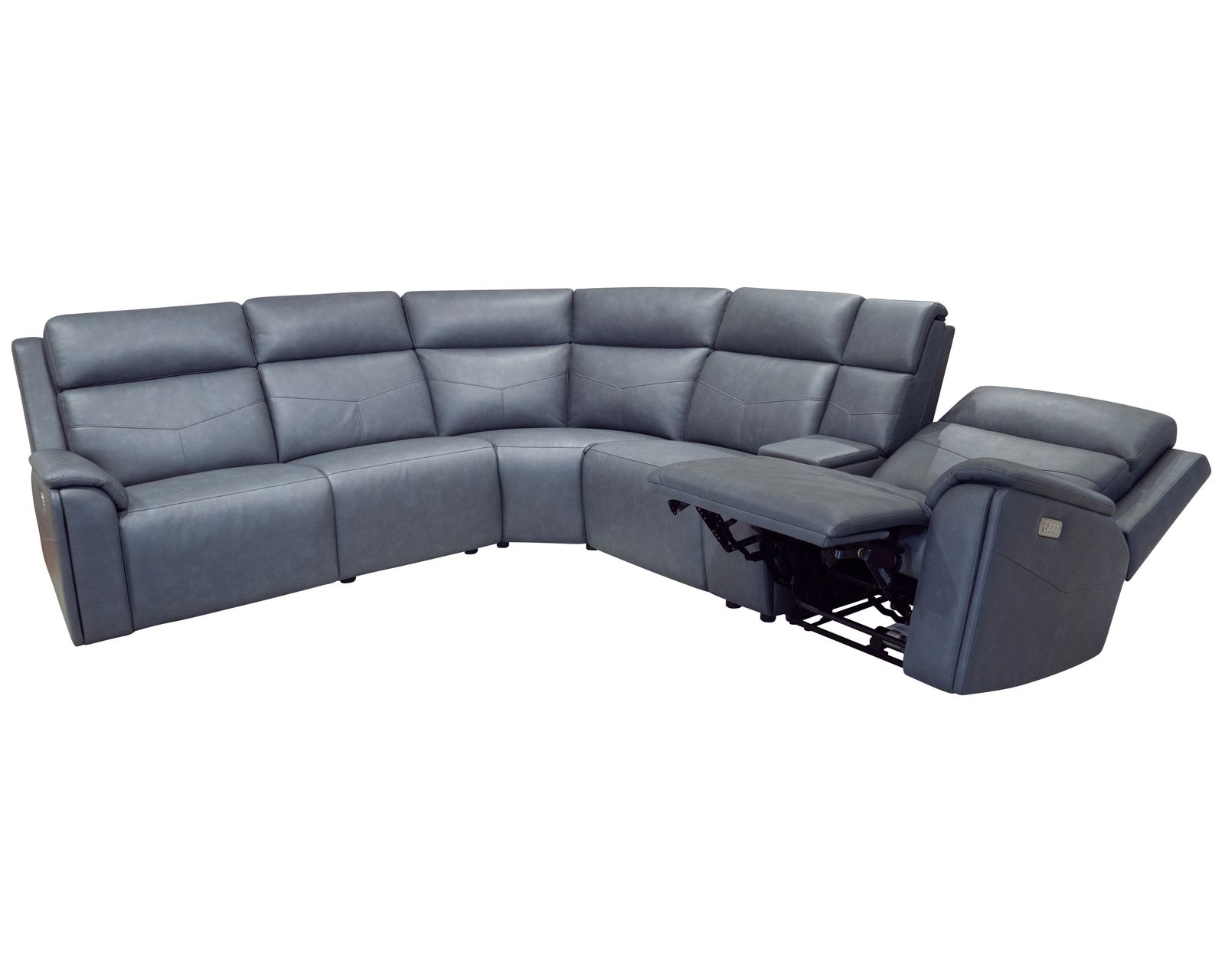 Vernon 1592 Triple Power Reclining Sectional with Heat and Massage (2 colors) 386-40 - In stock