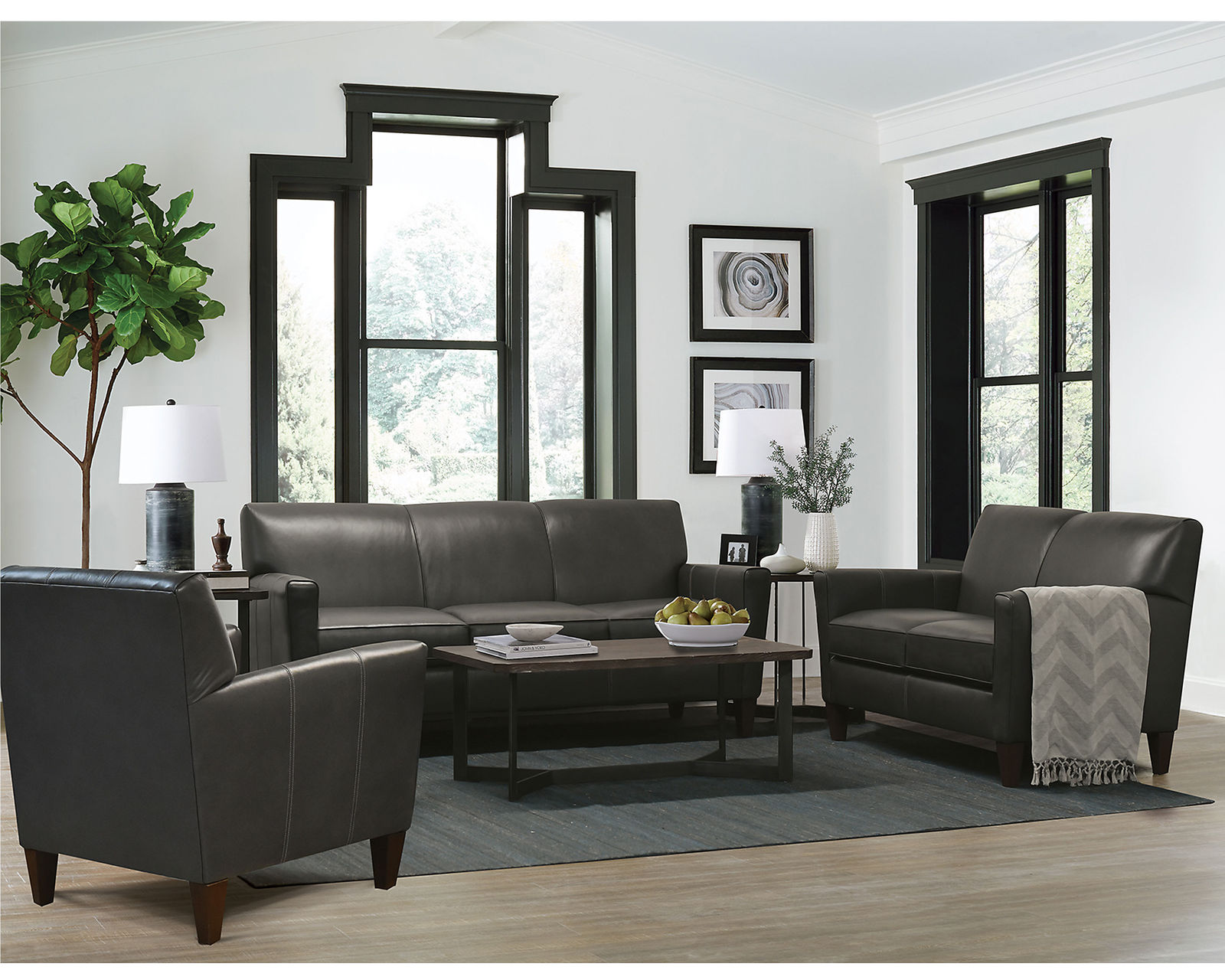 Collegedale Leather Chair (29 Top-Grain Leather Choices)