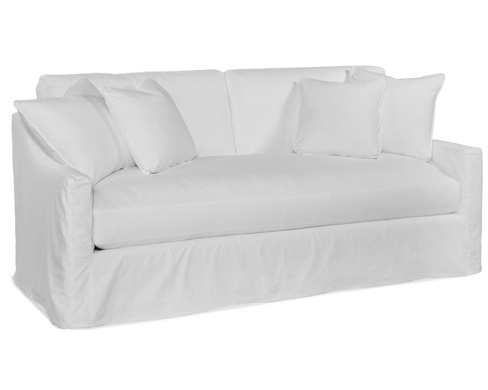 Oliver 81" Slipcover Sofa (+69 fabrics) - Oliver 81" Slipcover Sofa (One cushion)