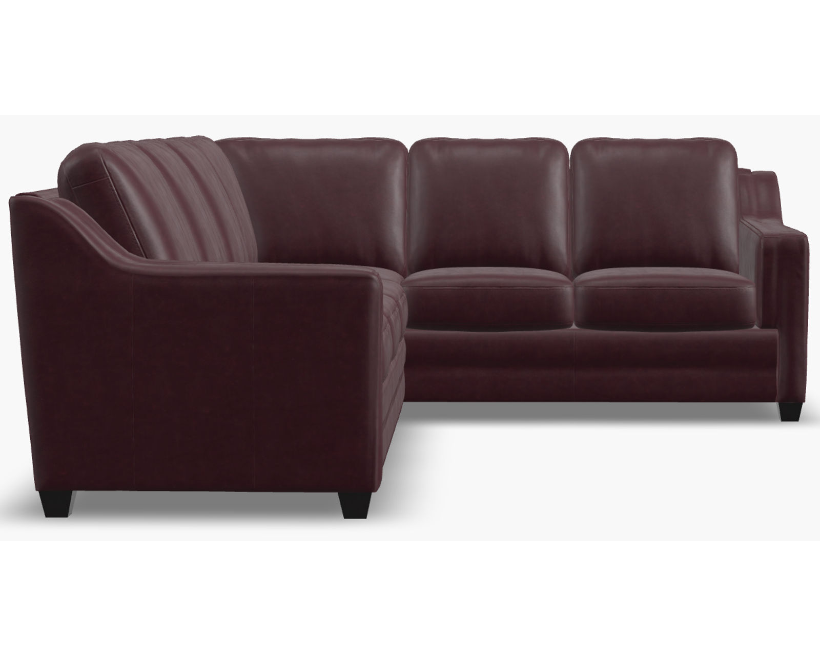 Corissa 77500 Sectional (100+ leathers) - Layout B: Two Piece Sectional 110" x 86"