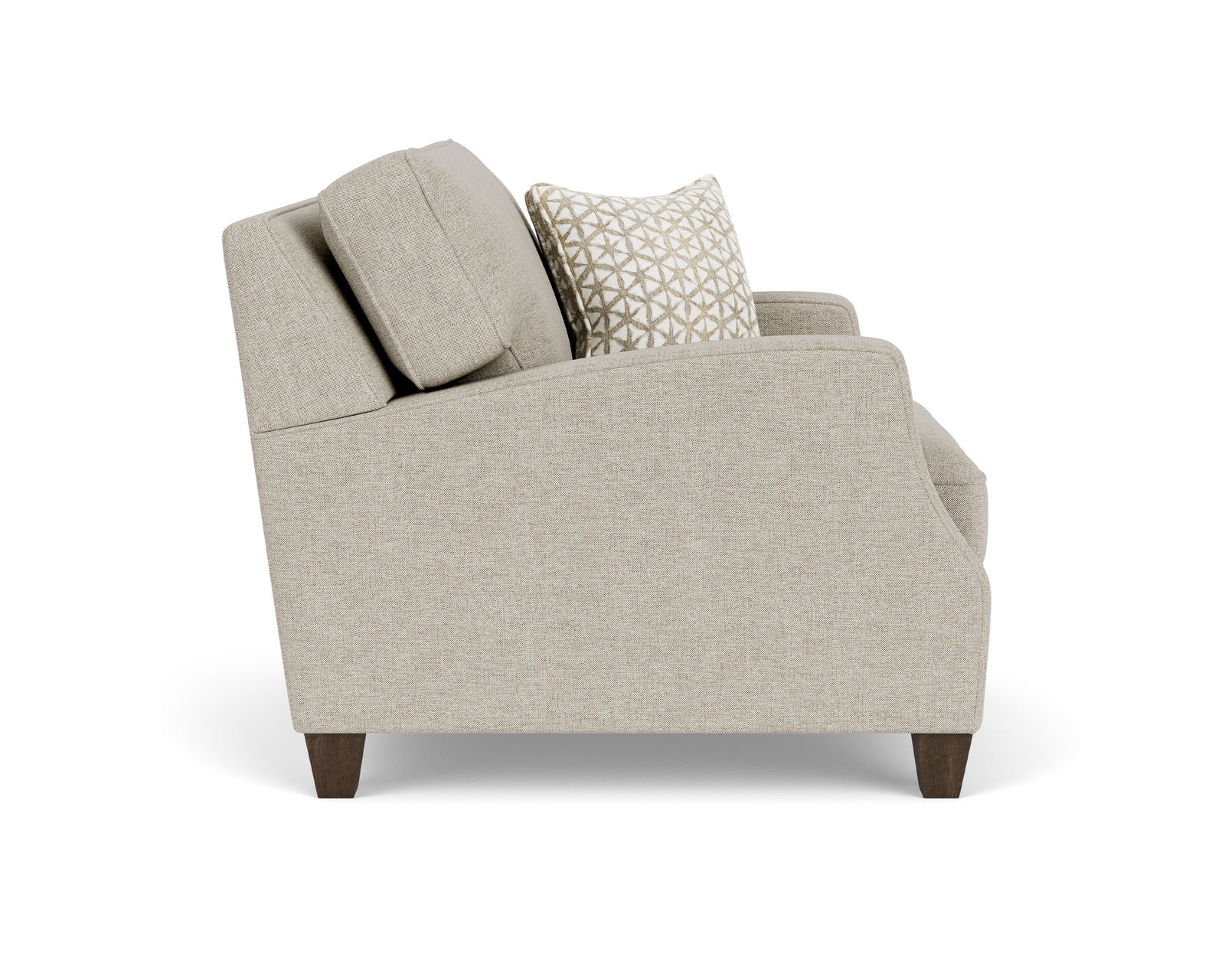 Lennox 7435 Loveseat (100+ fabrics) - Only the highest quality fabrics go on Flexsteel Furniture
