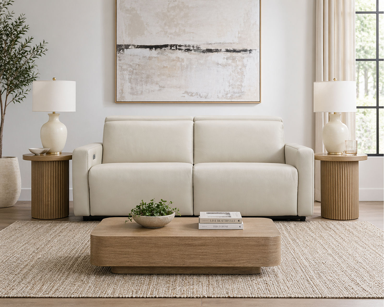 Patty Dual Power Reclining Sofa — Available in Standard & Wide Cushions, 140+ Leather Options, and 77", 80", or 109" Widths - Luxury Seating, Smart Investment